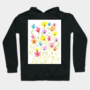 Colorful Flowers Hoodie